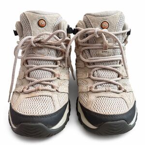 Merrell Moab 2 Mid Waterproof Vibram Hiking Boots Women’s 7.5 Trail Outdoor EUC